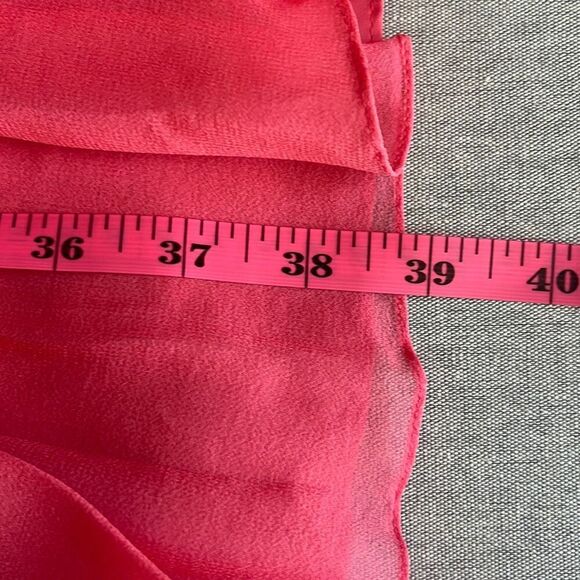 Marchesa Notte Pink 100% Silk Cocktail Dress Pleated Fit Flare NWT Sz 8 $850 - Picture 16 of 16